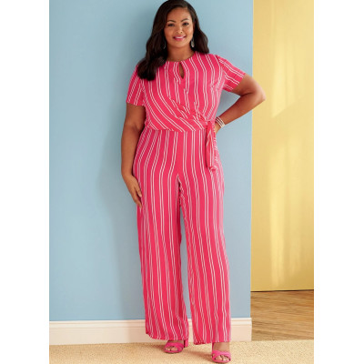 Střih Butterick 6826 zavinovací šaty, overal