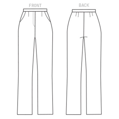 Střih Butterick 6845 kalhoty