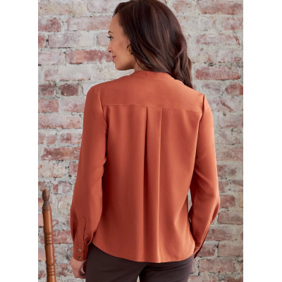 Střih Butterick 6856 košile, propínací halenka