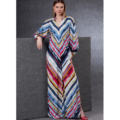 Střih Vogue 1803 halenkové šaty