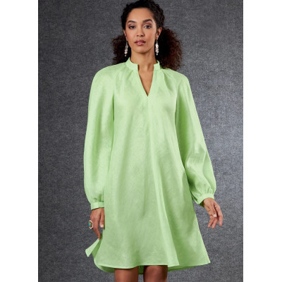 Střih Vogue 1803 halenkové šaty