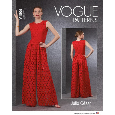 Střih Vogue 1806 overal, Júlio César NYC