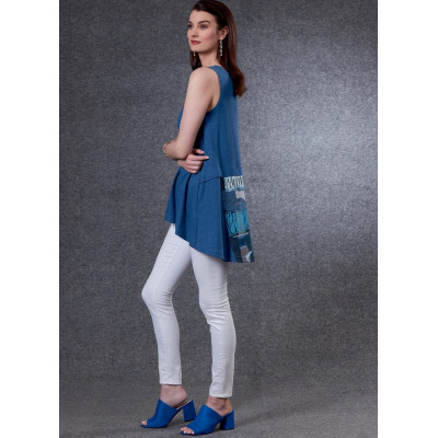 Střih Vogue 1808 kardigan a volná tunika, Marcy Tilton