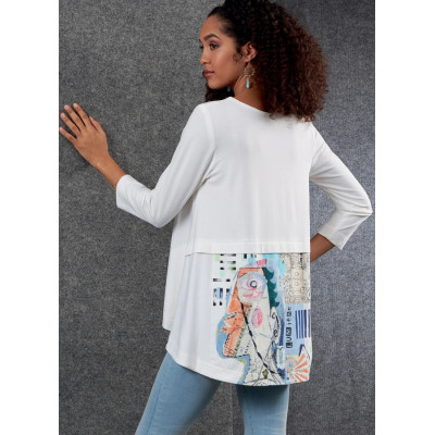 Střih Vogue 1808 kardigan a volná tunika, Marcy Tilton