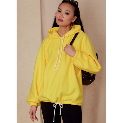 Střih Vogue 1826 oversized mikina s kapucí