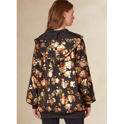 Střih Vogue 1826 oversized mikina s kapucí