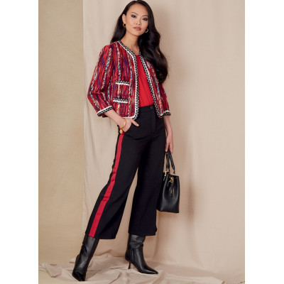 Střih Vogue 1830 francouzský kabátek (sako), kalhoty