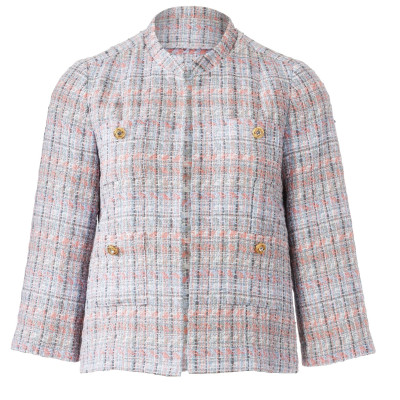 Střih Burda 6006, návod k šití: krátké otevřené sako