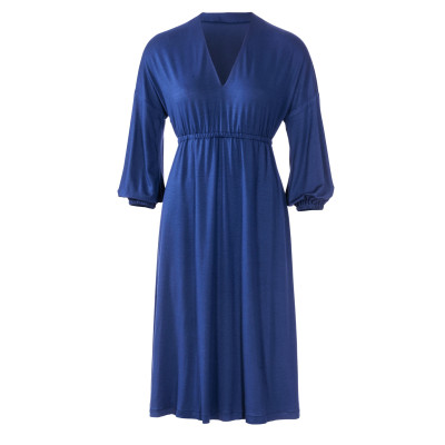 Střih Burda 6007, návod k šití: vzdušné šaty s gumičkou pod prsy