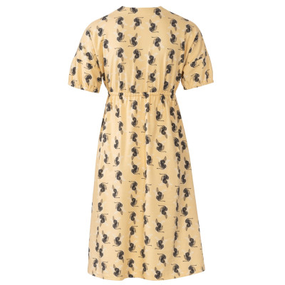 Střih Burda 6007, návod k šití: vzdušné šaty s gumičkou pod prsy