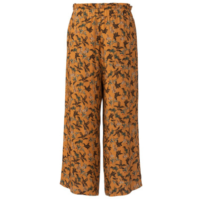 Střih Burda 6017, návod k šití: kalhoty s gumou a zavazováním v pase, lněné kalhoty