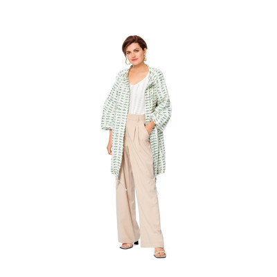 Střih Burda 6022, návod k šití: parka, balonový kabát