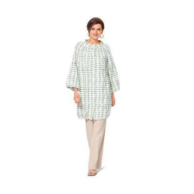 Střih Burda 6022, návod k šití: parka, balonový kabát