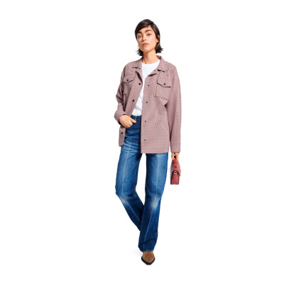 Střih Burda 6024, návod k šití: košilové sako, košilový kabát