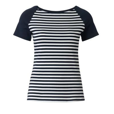 Střih Burda 6028, návod k šití: tričko s kontrastními rukávy