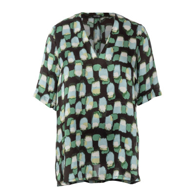 Střih Burda 6038, návod k šití: šaty se stahováním v pase, halenka