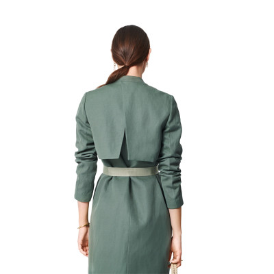 Střih Burda 6041, návod k šití: dvouvrstvý kabát, sako