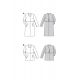 Střih Burda 6041, návod k šití: dvouvrstvý kabát, sako