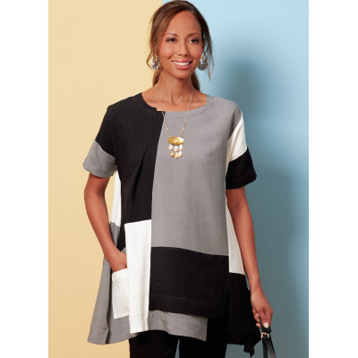 Střih Butterick 6877 tunika, Katherine Tilton