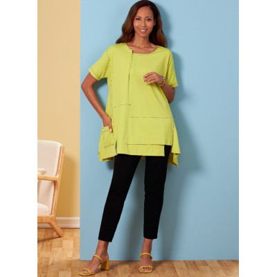 Střih Butterick 6877 tunika, Katherine Tilton