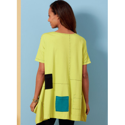 Střih Butterick 6877 tunika, Katherine Tilton