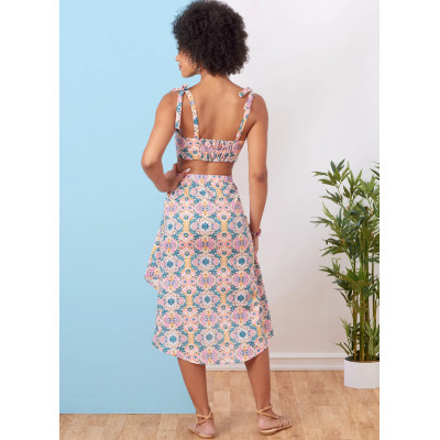 Střih Butterick 6878 kalhoty s puky, šortky, cigaretové kalhoty