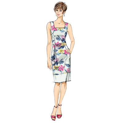 Střih Butterick 6882 šaty bez rukávů, sako, top, kalhoty se širokými nohavicemi