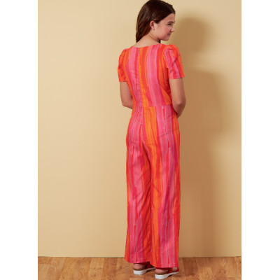 Střih Butterick 6888 dívčí šaty s kolovou sukní, overal