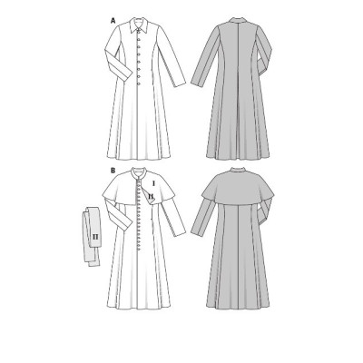 Střih Burda číslo 2388 duchovní, kněz, Matrix