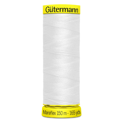 Elastická nit Gütermann Maraflex 150 m 800 bílá