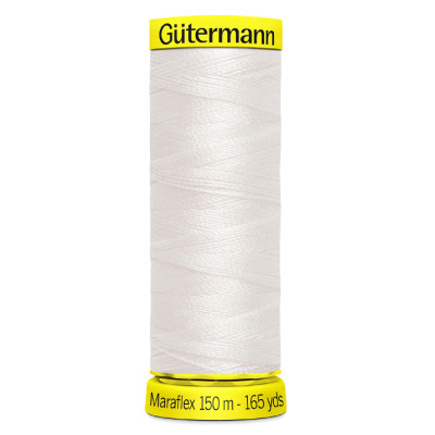 Elastická nit Gütermann Maraflex 150 m 111 bílá slonová kost