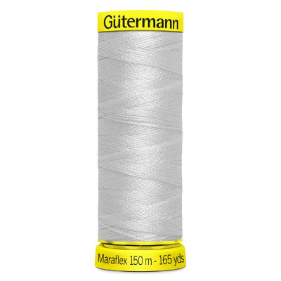 Elastická nit Gütermann Maraflex 150 m 8 šedá