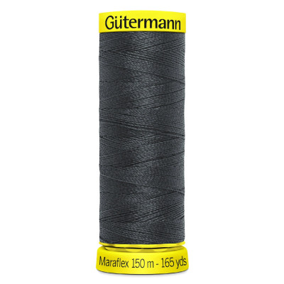 Elastická nit Gütermann Maraflex 150 m 36 šedá antracitová