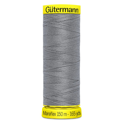 Elastická nit Gütermann Maraflex 150 m 40 šedá