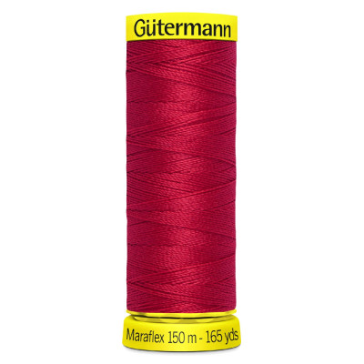 Elastická nit Gütermann Maraflex 150 m 156 červená
