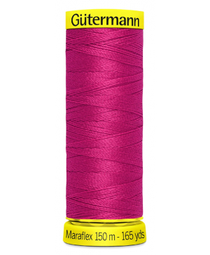 Elastická nit Gütermann Maraflex 150 m 382 tmavě růžová pink