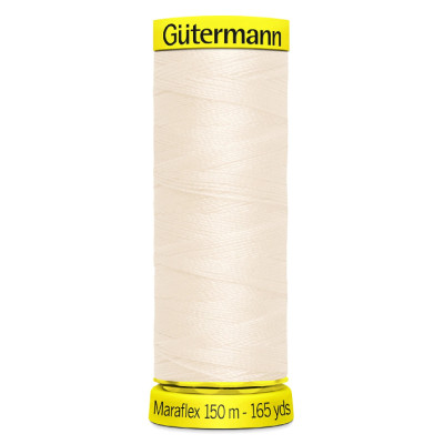 Elastická nit Gütermann Maraflex 150 m 802 béžová krémová