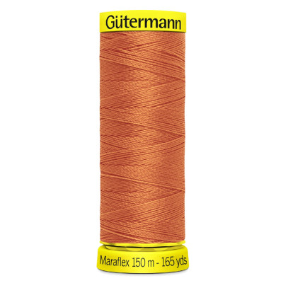 Elastická nit Gütermann Maraflex 150 m 982 oranžová