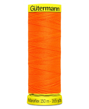 Elastická nit Gütermann Maraflex 150 m 3871 neonová oranžová