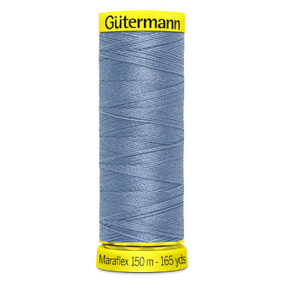 Elastická nit Gütermann Maraflex 150 m 143 světle modrá