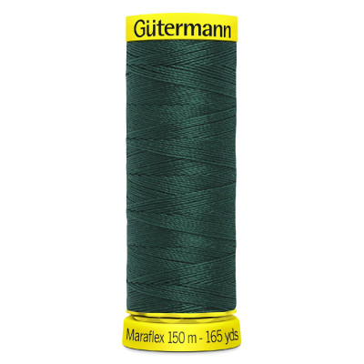 Elastická nit Gütermann Maraflex 150 m 472 tmavě zelená