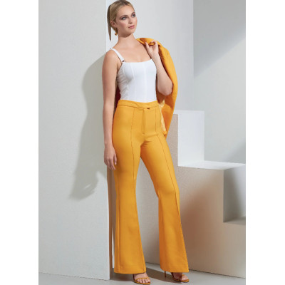 Střih Vogue 1870 dámský kalhotový kostým, sako a kalhoty