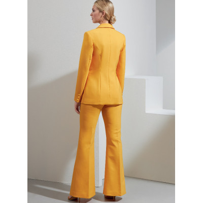 Střih Vogue 1870 dámský kalhotový kostým, sako a kalhoty