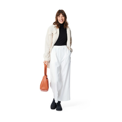 Střih Burda 5960, návod k šití: široké kalhoty s gumou v pase