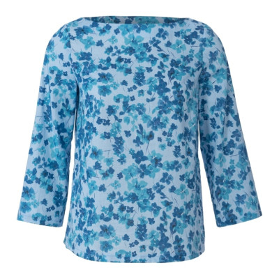 Střih Burda 5961, návod k šití: halenka, tričko s lodičkovým výstřihem