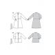 Střih Burda 5971, návod k šití: košilové šaty, košile