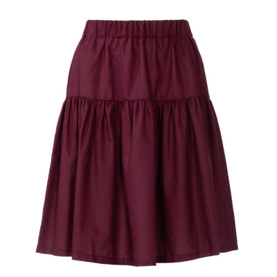 Střih Burda 5978, návod k šití: řasená sukně s gumou v pase, dlouhá sukně