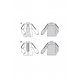 Střih Burda 5981, návod k šití: košile s vázačkou, romantická halenka s volánky