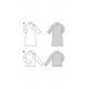 Střih Burda 5989, návod k šití: tričko, šaty s rolákovým límcem, rolák