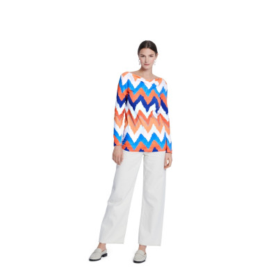 Střih Burda 5926, návod k šití: tričko s vodou